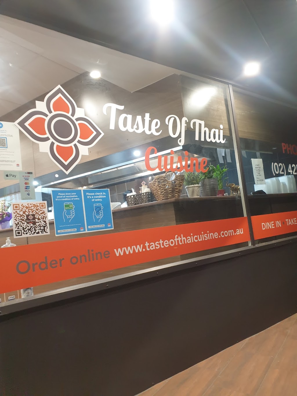 Taste of Thai Cuisine | 156 Terry St, Albion Park NSW 2527, Australia | Phone: (02) 4257 7781