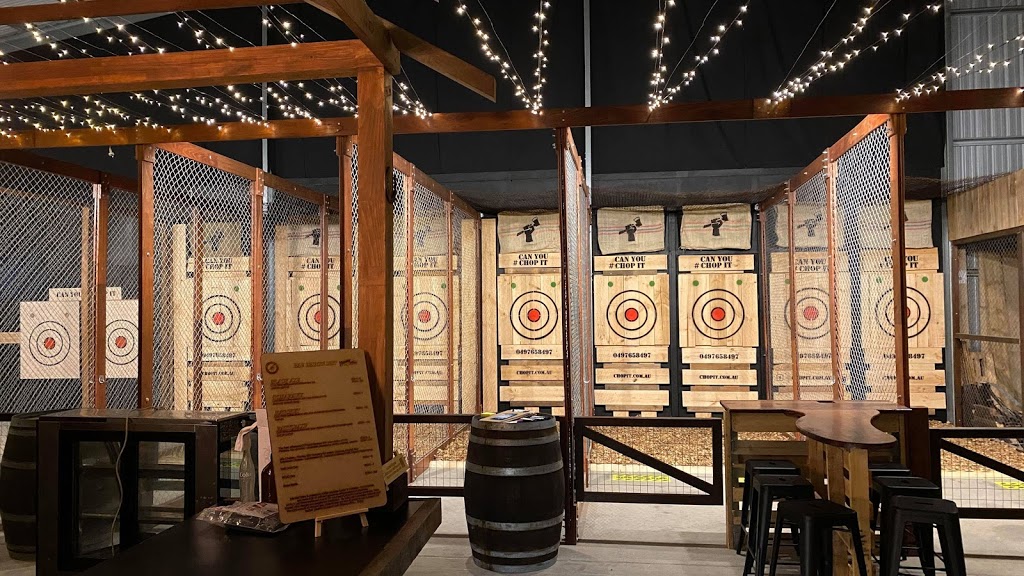 CHOP IT Axe Throwing Alley Victor Harbor | Unit 2/50 Maude St, Victor Harbor SA 5211, Australia | Phone: 0497 658 497