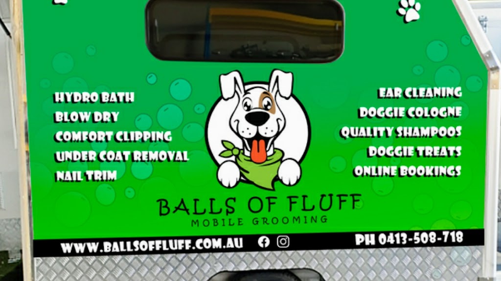 Balls Of Fluff Mobile Grooming & Dog Wash | 9 Hardwicke Pl, Kambah ACT 2902, Australia | Phone: 0413 508 718