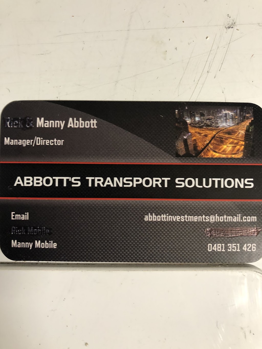 Abbott Transport solutions | 24 S Park Dr, Dandenong South VIC 3175, Australia | Phone: 0481 351 426