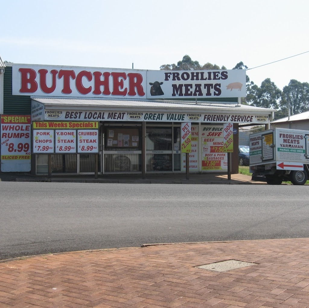 Frohlies Meats | store | 25 Mcdaniell St, Yarraman QLD 4614, Australia | 0741638952 OR +61 7 4163 8952