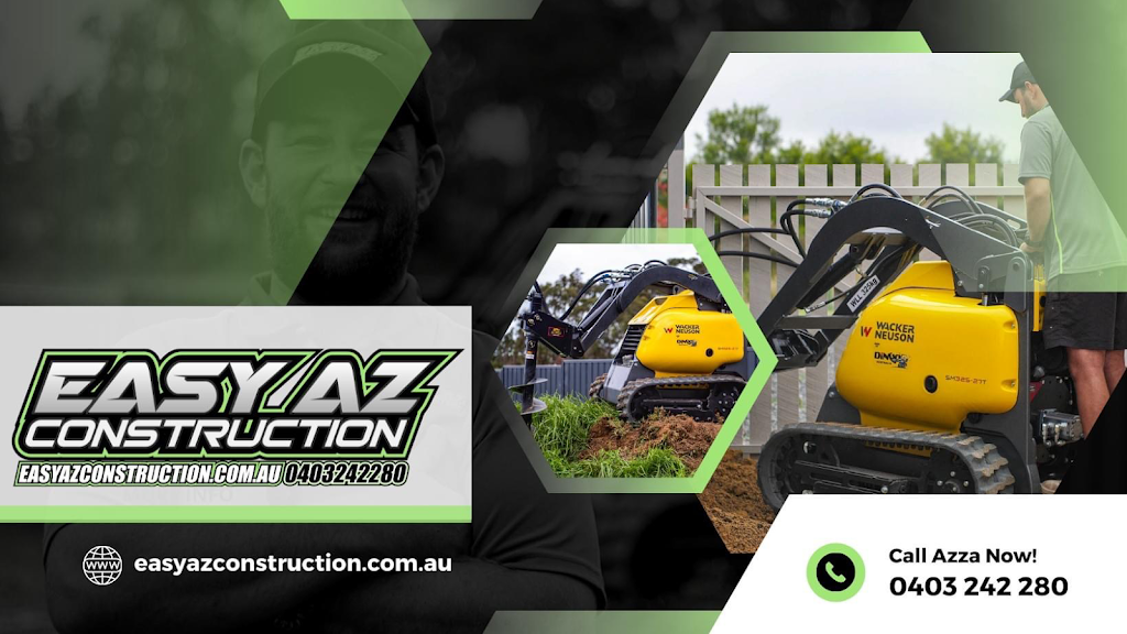 Easy Az Construction | 77 Mandelkow Rd, The Summit QLD 4377, Australia | Phone: 0403 242 280
