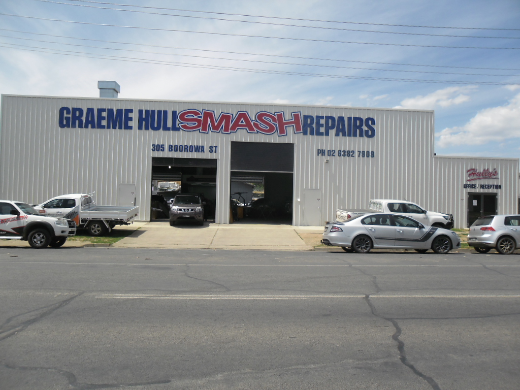 Graeme Hull Smash Repairs Young | car repair | 305 Boorowa St, Young NSW 2594, Australia | 0263827909 OR +61 2 6382 7909