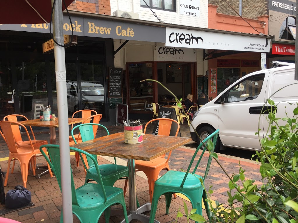 Cream Espresso Naremburn | 292 Willoughby Rd, Naremburn NSW 2065, Australia | Phone: (02) 9436 0300