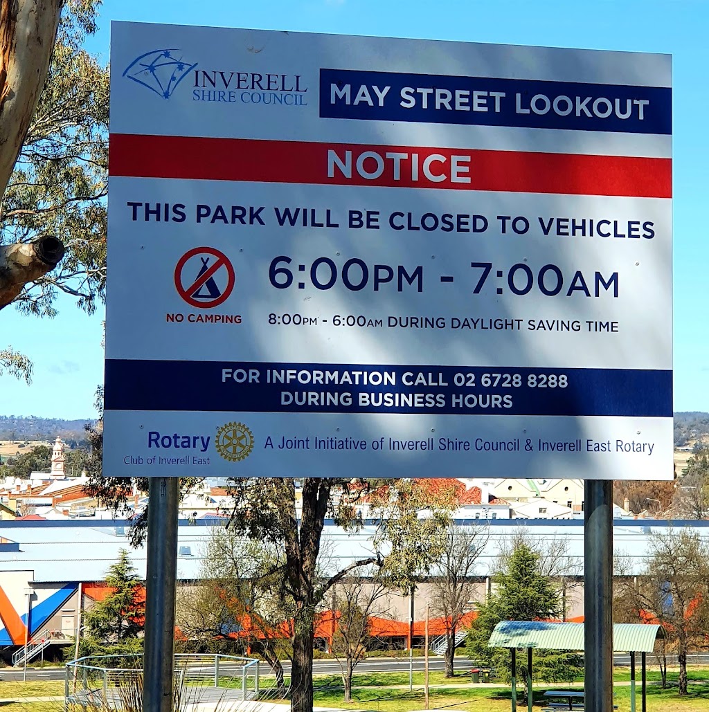 May Street Lookout |  | May St, Inverell NSW 2360, Australia | 0267288288 OR +61 2 6728 8288