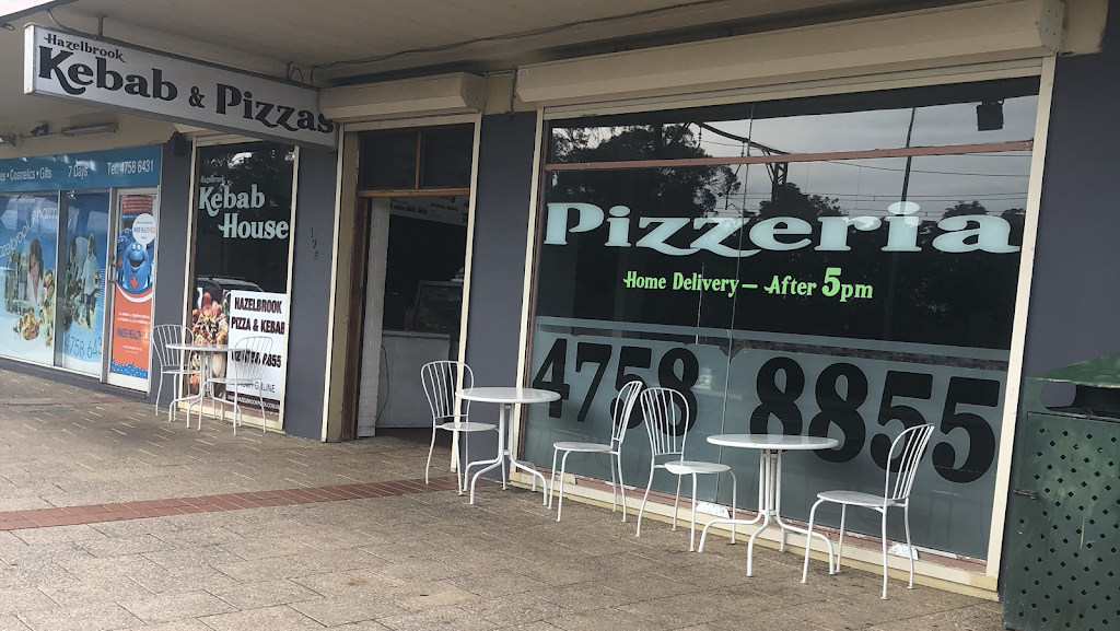 Hazelbrook Kebab House and Pizzeria | restaurant | 192 Great Western Hwy, Hazelbrook NSW 2779, Australia | 0247588855 OR +61 2 4758 8855