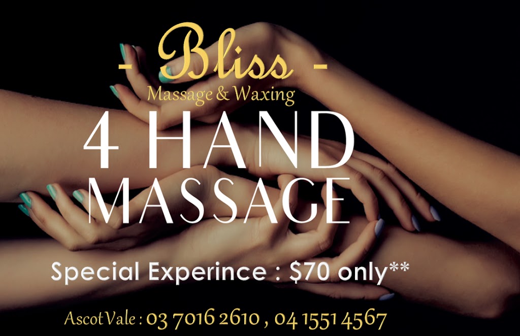 Bliss Massage & waxing | hair care | 152c Epsom Rd, Ascot Vale VIC 3032, Australia | 0415514567 OR +61 415 514 567