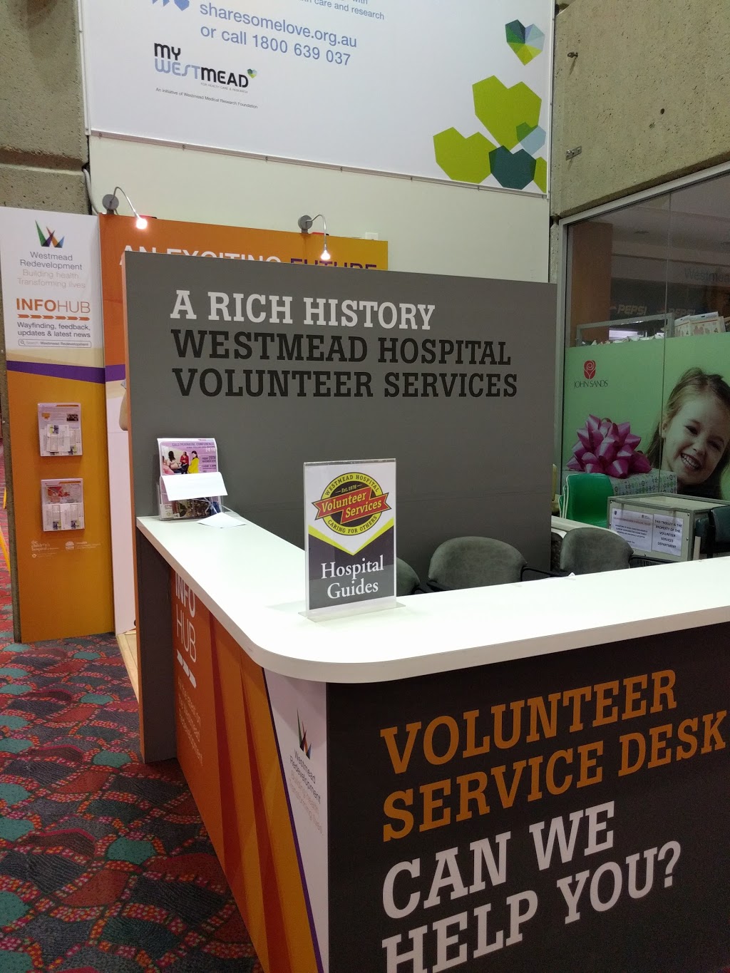 Westmead Hospital Volunteer Service | Cnr Hawkesbury &, Darcy Rd, Westmead NSW 2145, Australia | Phone: (02) 8890 7361