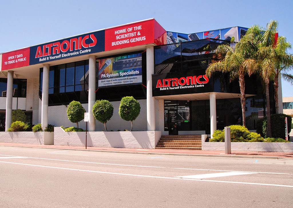 Altronics | electronics store | 174 Roe St, Northbridge WA 6000, Australia | 0894282188 OR +61 8 9428 2188