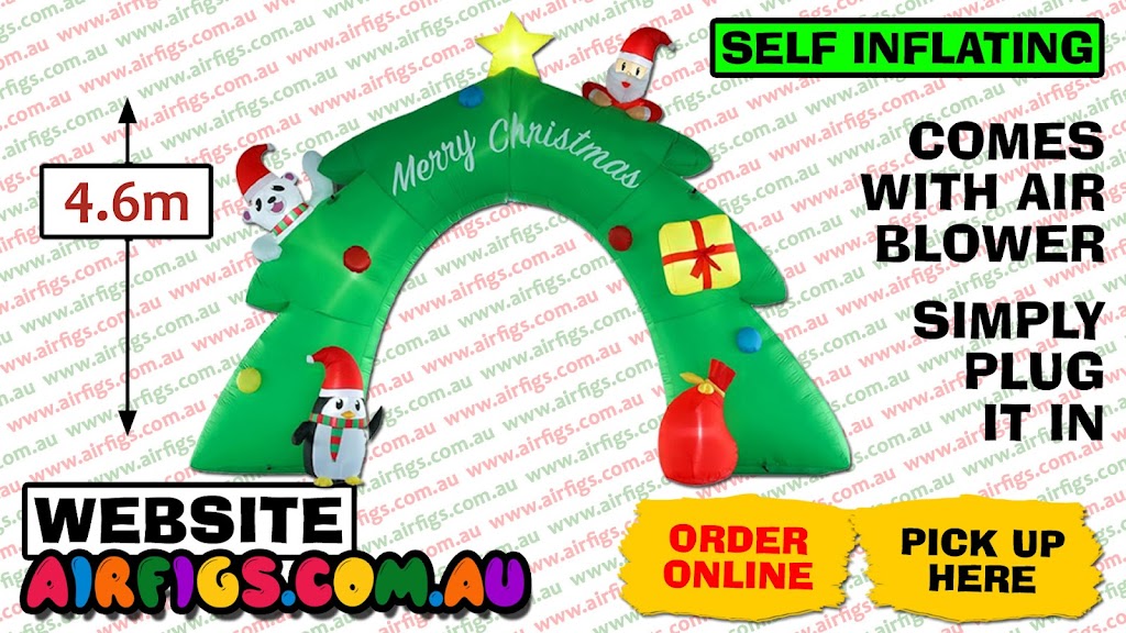 Airfigs Inflatables | 26 Sailors Gully Rd, Eaglehawk VIC 3556, Australia | Phone: 0493 609 121
