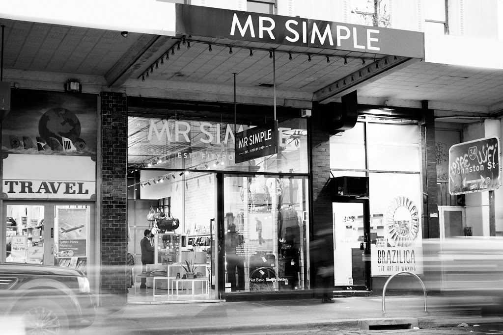 Mr Simple Collingwood | clothing store | 301 Smith St, Fitzroy VIC 3065, Australia | 0394176272 OR +61 3 9417 6272