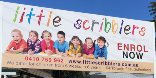 Little Scribblers Sutherland | 64 Toronto Parade, Sutherland NSW 2232, Australia | Phone: 0410 759 962