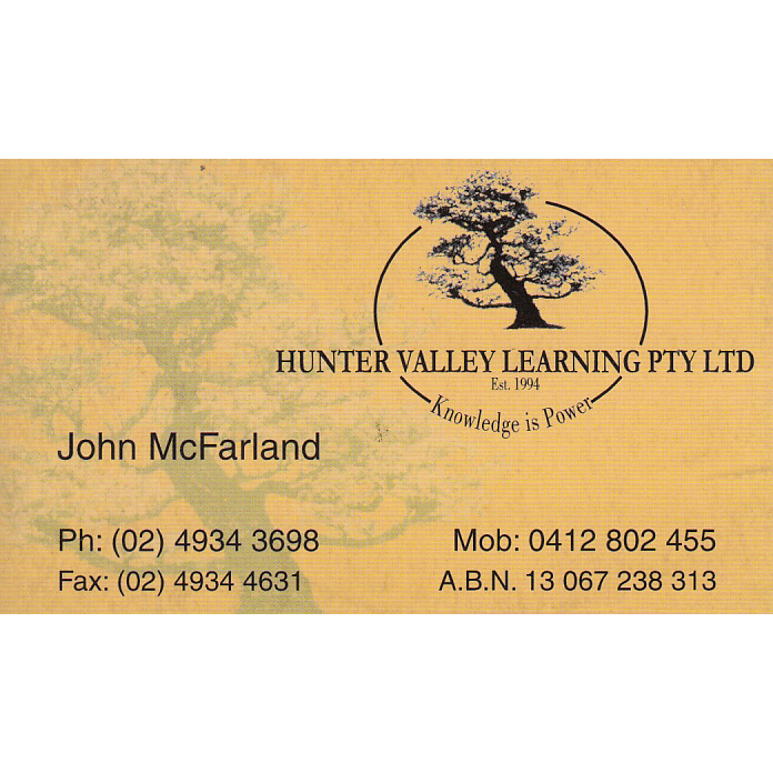 Hunter Valley Learning PTY Ltd. | 4 Nillo St, Lorn NSW 2320, Australia | Phone: 0412 802 455