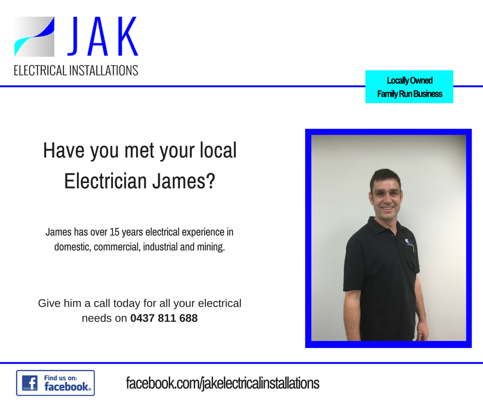 JAK Electrical Installations | 2/65 Lambert Dr, Moranbah QLD 4744, Australia | Phone: 0437 811 688