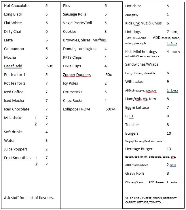 The Miners Cafe | 97 Heritage Rd, Rubyvale QLD 4702, Australia | Phone: 0486 029 237