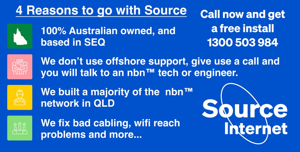 Source Internet | 502/16 Archer St, Upper Mount Gravatt QLD 4122, Australia | Phone: 1300 503 984