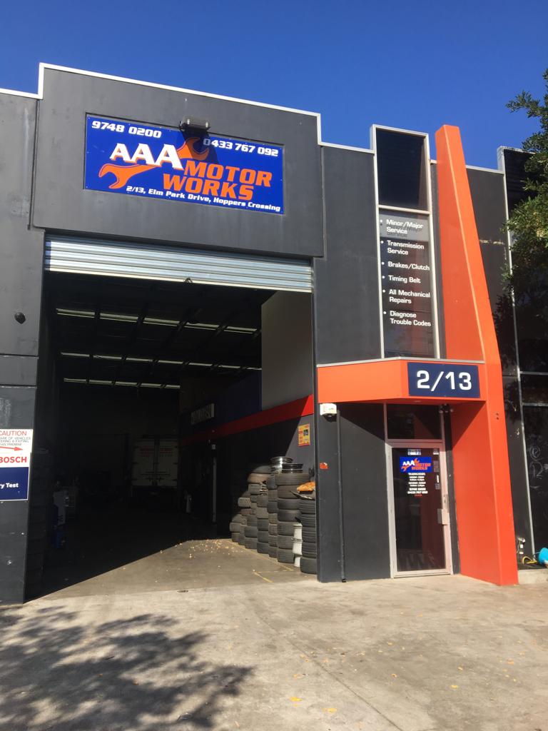AAA Motor Works | car repair | 2/13 Elm Park Dr, Hoppers Crossing VIC 3029, Australia | 0397480200 OR +61 3 9748 0200