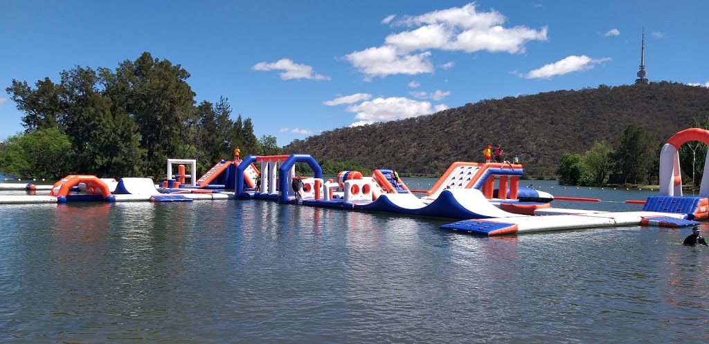 Canberra Aqua Park | amusement park | Black Mountain Peninsula, Garryowen Dr, Acton ACT 2601, Australia | 0421417077 OR +61 421 417 077