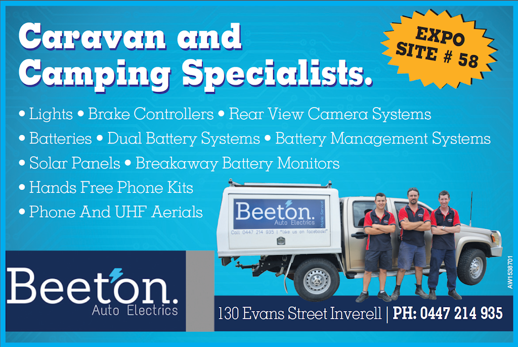 Beeton Auto Electrics | electronics store | 130 Evans St, Inverell NSW 2360, Australia | 0447214935 OR +61 447 214 935