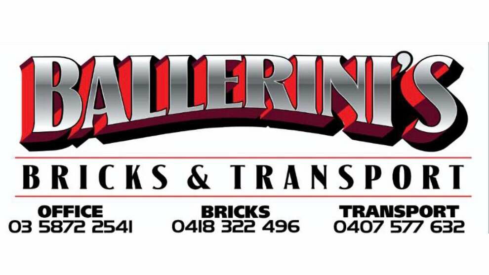 Ballerinis Bricks & Transport | 3738 Murray Valley Hwy, Cobram VIC 3644, Australia | Phone: (03) 5872 2541