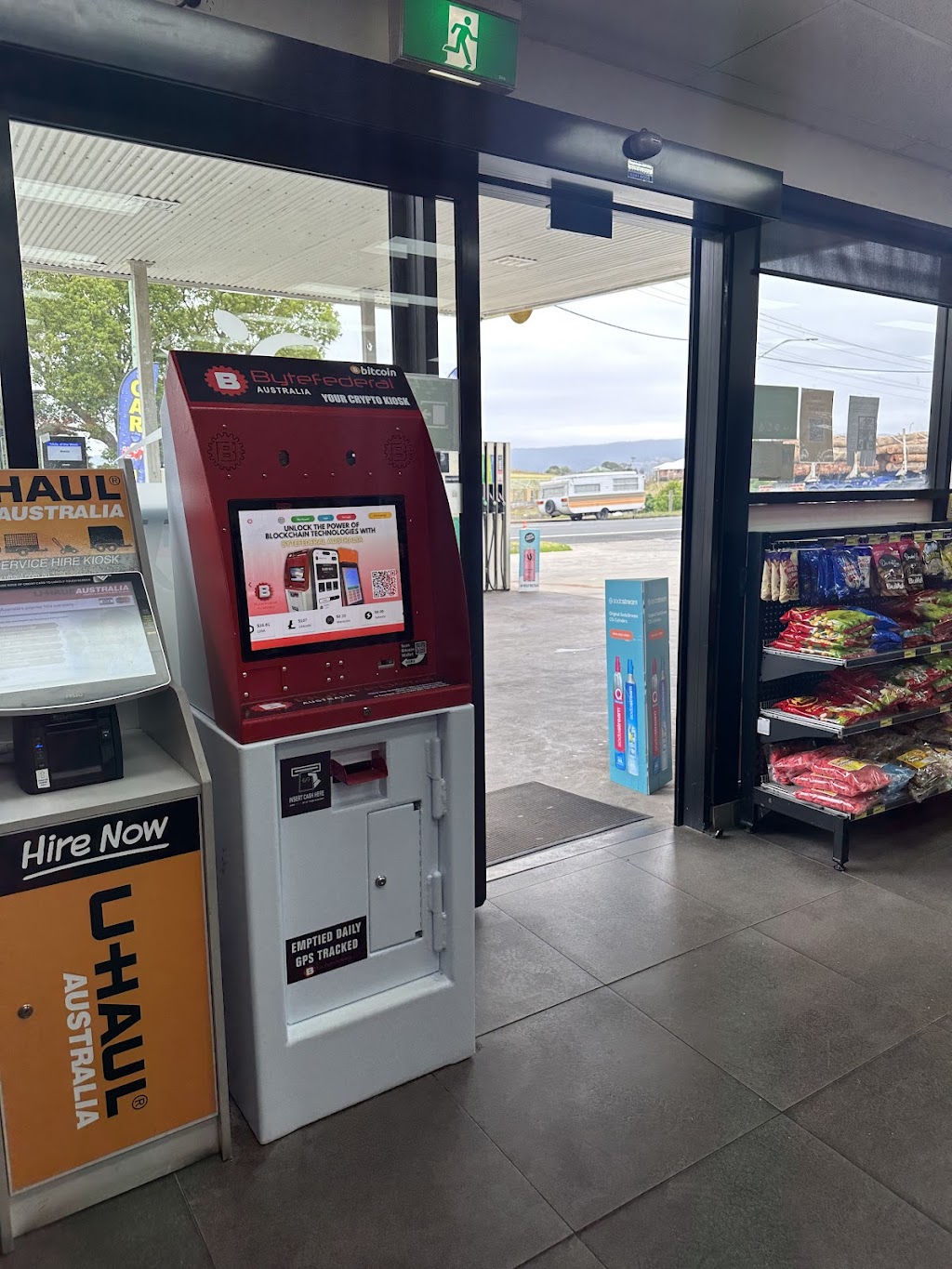 ByteFederal Australia Bitcoin ATM (BP Milton) | 32/36 Princes Hwy, Milton NSW 2538, Australia | Phone: 1300 298 328