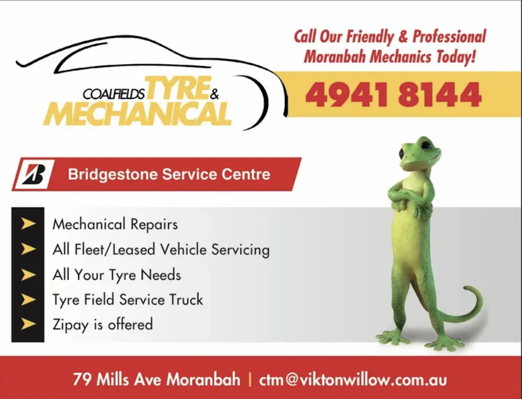 Coalfields Tyre & Mechanical | car repair | 79 Mills Ave, Moranbah QLD 4744, Australia | 0749418144 OR +61 7 4941 8144