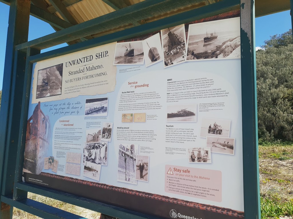 S.S. Maheno | tourist attraction | Fraser Island QLD 4581, Australia | 1800811728 OR +61 1800 811 728