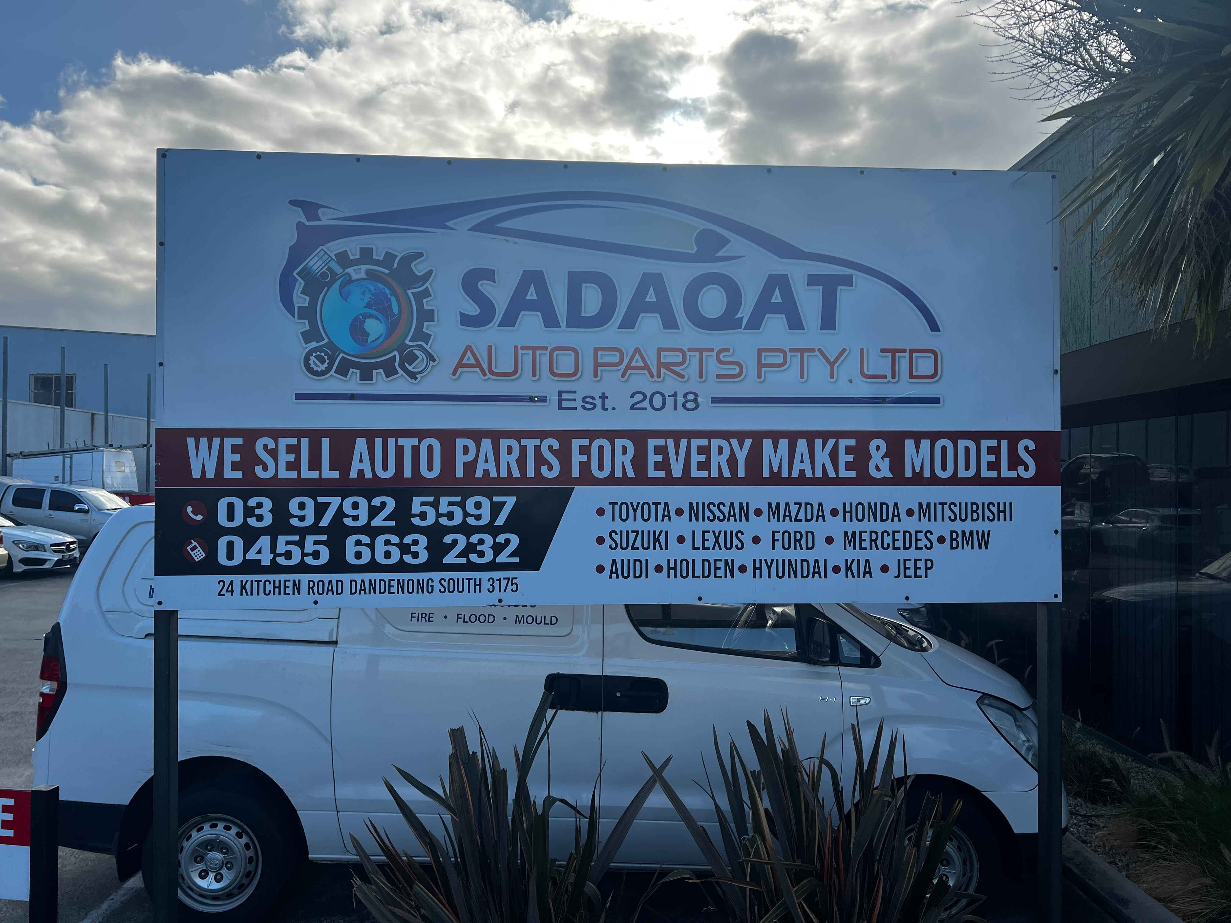 Sadaqat Auto Parts | car repair | 24 Kitchen Rd, Dandenong South VIC 3175, Australia | 0397925597 OR +61 3 9792 5597