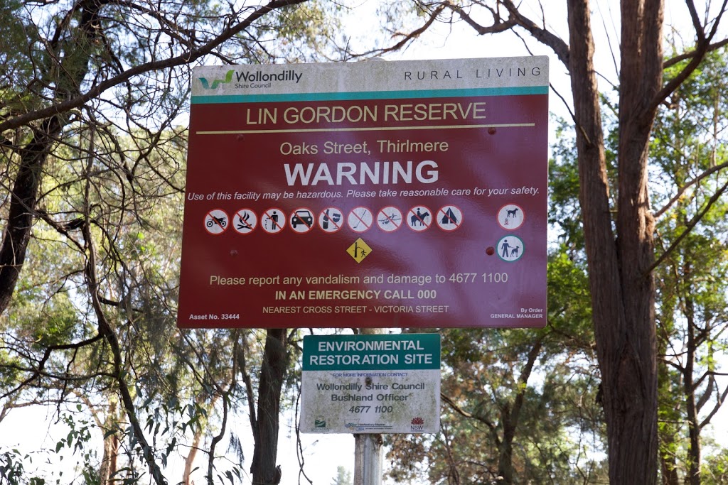 Lin Gordon Reserve | park | Oaks Rd, Thirlmere NSW 2572, Australia