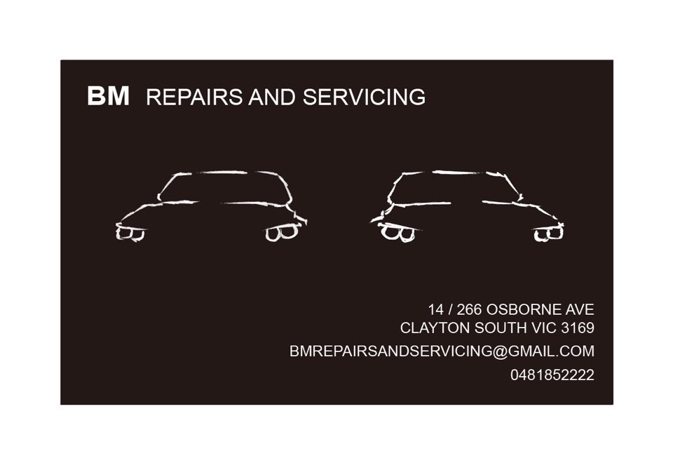 BM Repairs And Servicing | car repair | Unit 14/266 Osborne Ave, Clayton South VIC 3169, Australia | 0481852222 OR +61 481 852 222