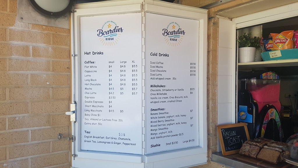Boardies Kiosk | cafe | 11 Oceanside Promenade, Mullaloo WA 6027, Australia