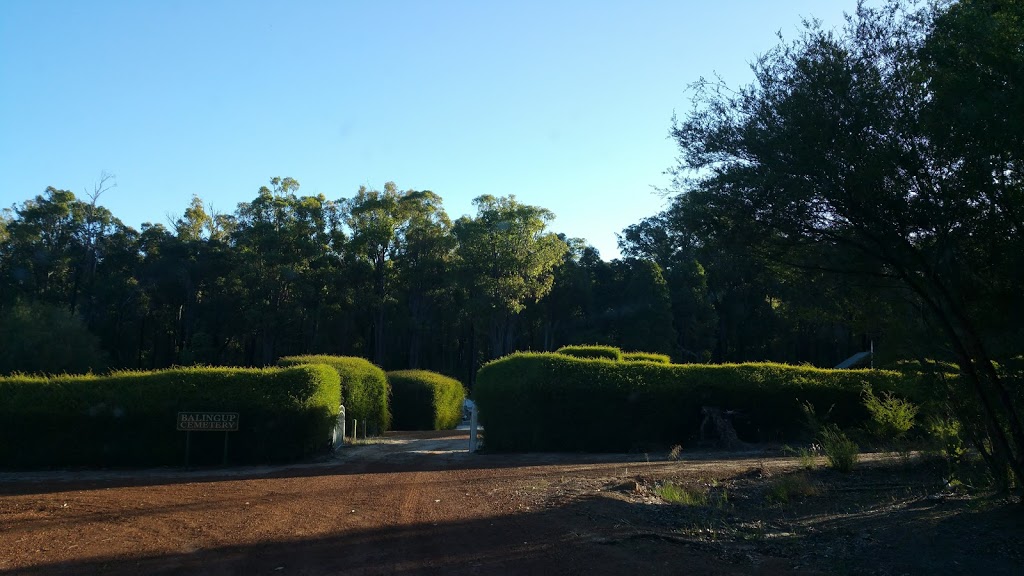 Balingup Cemetery | cemetery | S Western Hwy, Mullalyup WA 6252, Australia