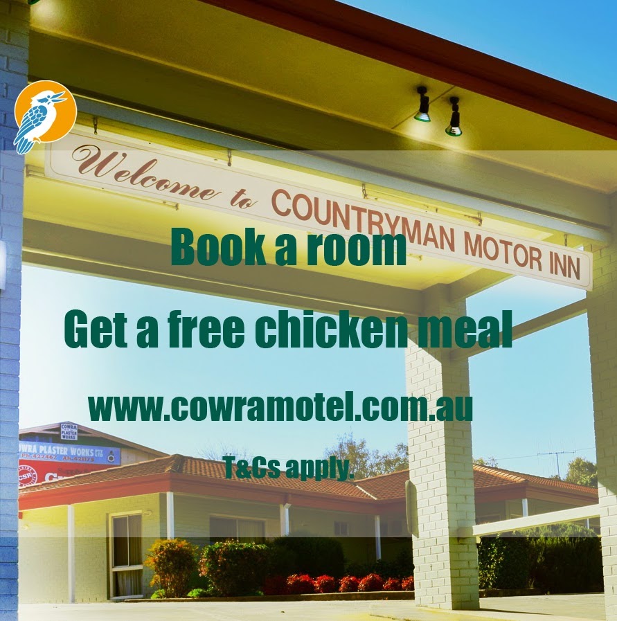 Country Comfort Cowra | Countryman Motor Inn | lodging | 164 Kendal St, Cowra NSW 2794, Australia | 0263423177 OR +61 2 6342 3177