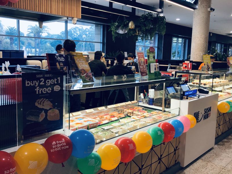Sushi Hub Burwood | Kiosk FK1, 100 Burwood Rd Westfield Burwood, Burwood NSW 2134, Australia | Phone: (02) 9062 9880