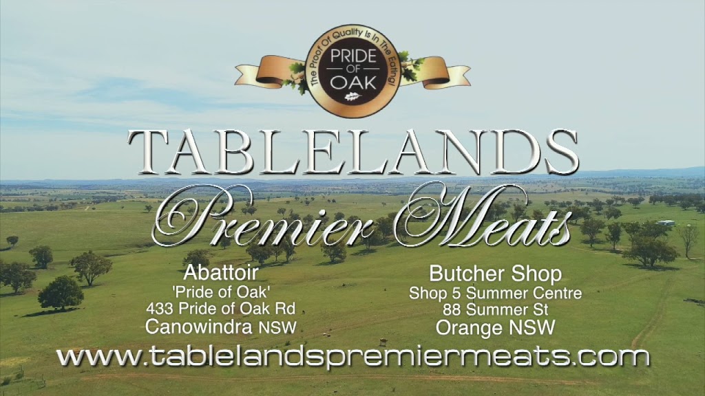 Tablelands Premier Meats | food | 433 Pride of Oak Rd, Canowindra NSW 2804, Australia | 0447712370 OR +61 447 712 370