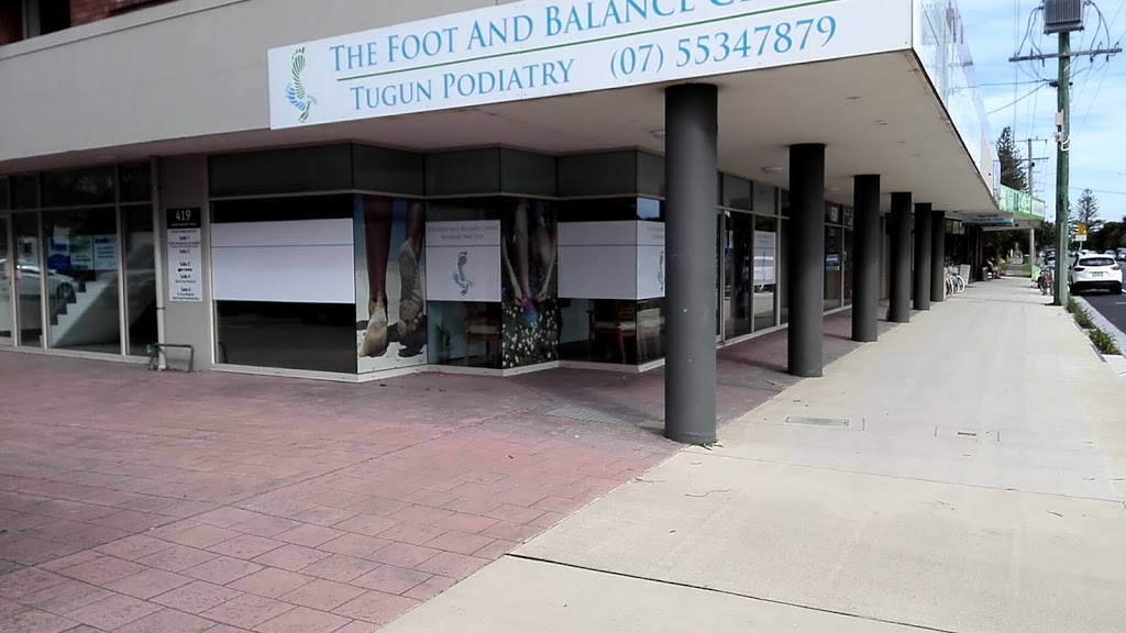 Foot & Balance Centre, Tugun Podiatry. | doctor | Shop 1/419 Golden Four Dr, Tugun QLD 4224, Australia | 0755347879 OR +61 7 5534 7879