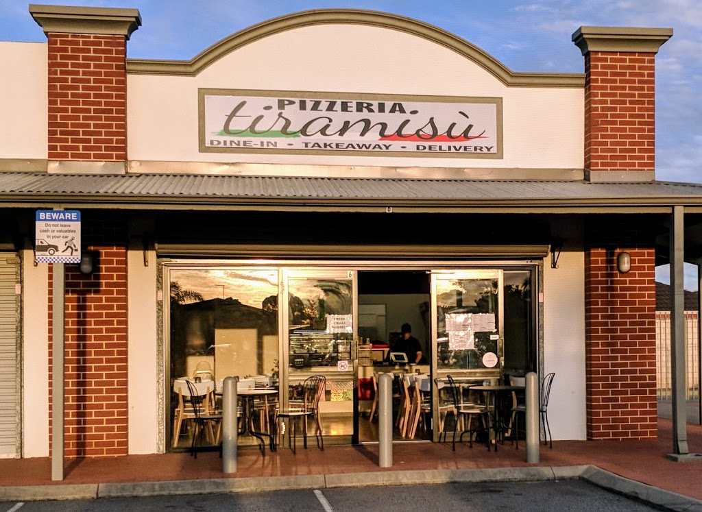 Pizzeria Tiramisu | 78/82 Vellgrove Ave, Parkwood WA 6147, Australia | Phone: (08) 9259 4433