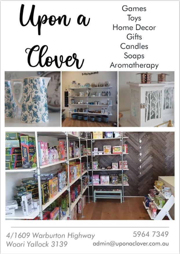Upon a Clover | store | 2/2456 Warburton Hwy, Yarra Junction VIC 3797, Australia | 0359647349 OR +61 3 5964 7349