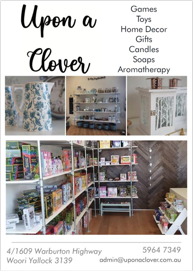 Upon a Clover | 2/2456 Warburton Hwy, Yarra Junction VIC 3797, Australia | Phone: (03) 5964 7349