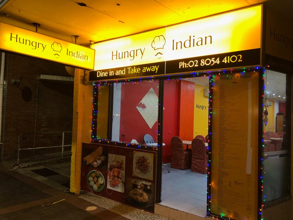 Hungry Indian | restaurant | shop 1/120 Blaxland Rd, Ryde NSW 2112, Australia | 0280544102 OR +61 2 8054 4102