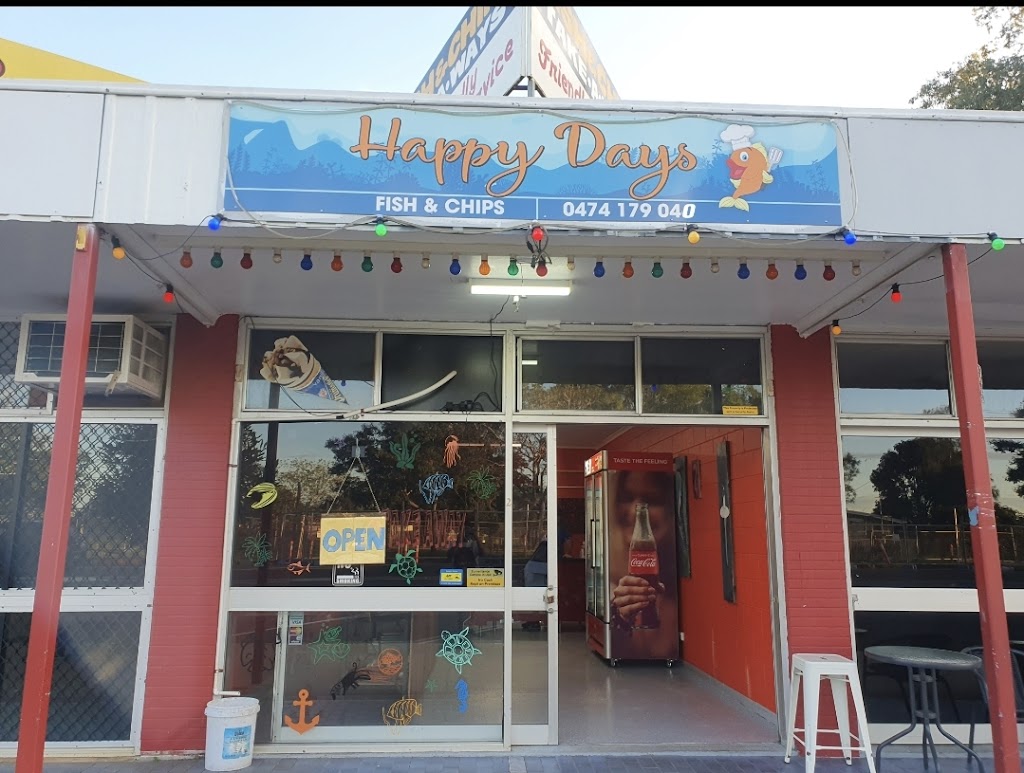 Happy Days fish and chips | Shop 2/7 Lawrie St, Gracemere QLD 4702, Australia | Phone: 0474 179 040