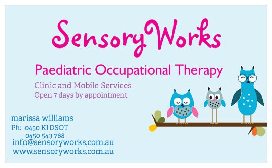 SensoryWorks Occupational Therapy | health | 8 Locinda St, Highett VIC 3190, Australia | 0450543768 OR +61 450 543 768