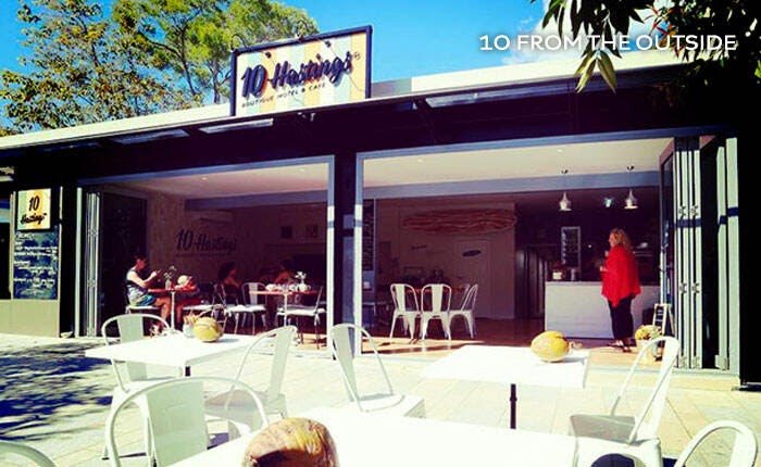 10 Hastings Boutique Motel & Cafe | cafe | 10 Hastings St, Noosa Heads QLD 4567, Australia | 1300130698 OR +61 1300 130 698