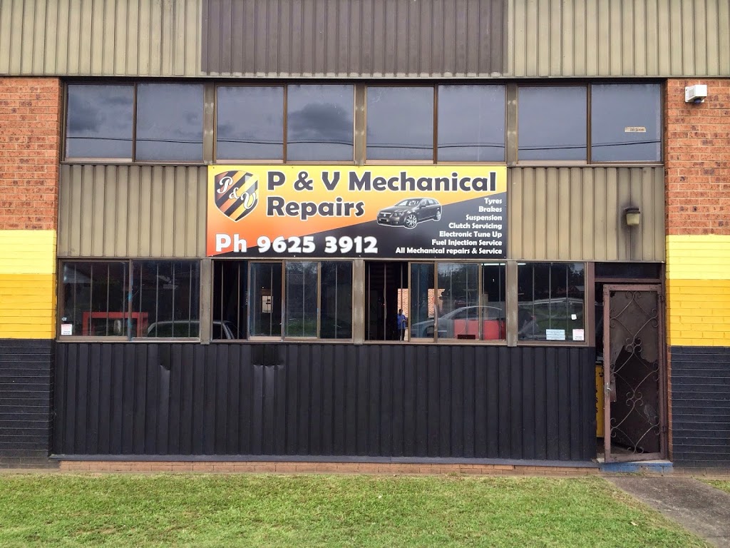 P&V Mechanical Repairs | car repair | 5/41 Kurrajong Ave, Mount Druitt NSW 2770, Australia | 0296253912 OR +61 2 9625 3912