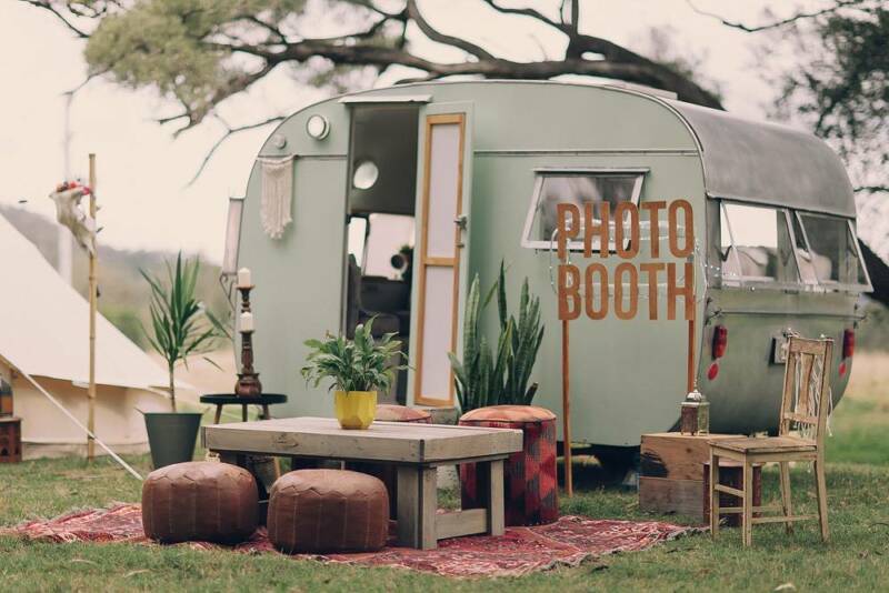Frankie & Mavis Vintage Caravan Photo Booth Hire Brisbane | 60 Long Gully Rd, Woolshed QLD 4340, Australia | Phone: 0423 557 177