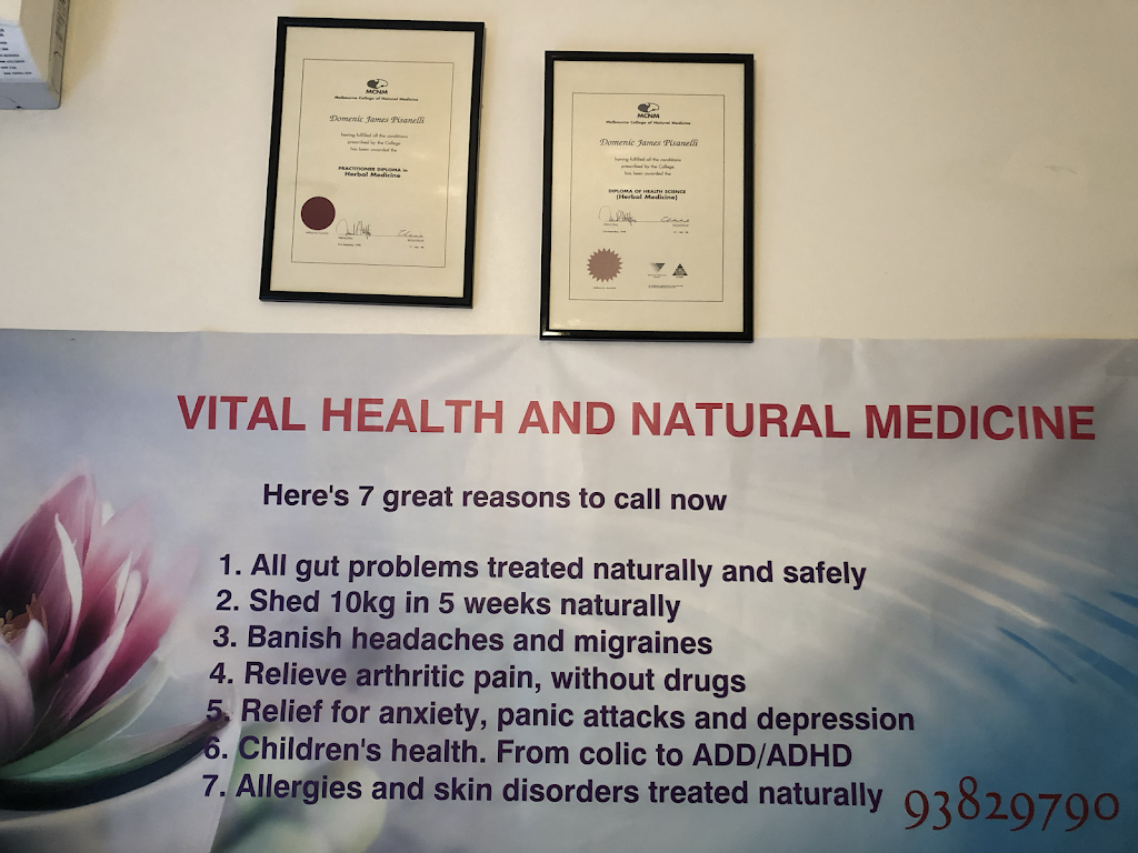 Vital Health and Natural Medicine | health | 195A Sunshine Ave, Kealba VIC 3201, Australia | 0393829790 OR +61 3 9382 9790