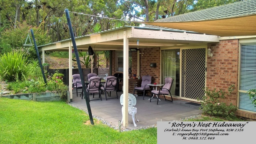 Robyns Nest Hideaway | lodging | 26 Clonmeen Circuit, Anna Bay NSW 2316, Australia | 0468572469 OR +61 468 572 469