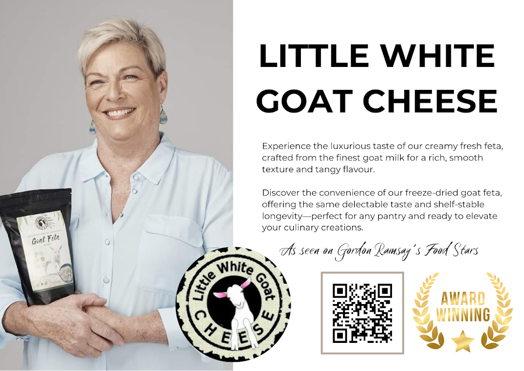Little White Goat Cheese | 296 Jackson Rd, Wamuran QLD 4512, Australia | Phone: 0438 791 426