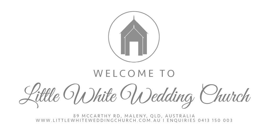 Little White Wedding Church | 89 McCarthy Rd, Maleny QLD 4552, Australia | Phone: 0438 078 144