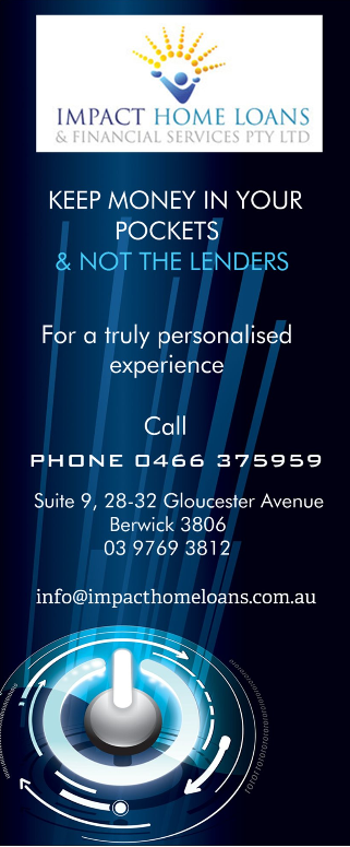 Impact Home Loans | finance | 15 Caserta Dr, Berwick VIC 3806, Australia | 0466375959 OR +61 466 375 959